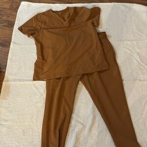 Brown Women's Two-Piece Set